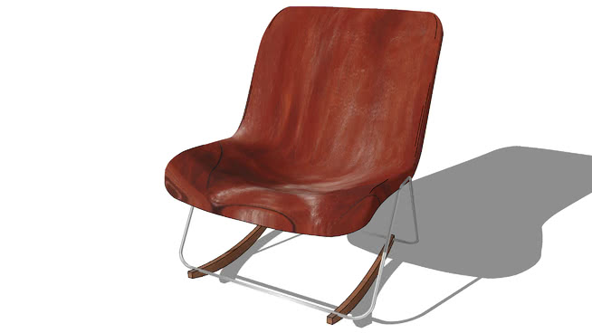 摇椅模型-编号174901 sketchup室内模型下载 第1张