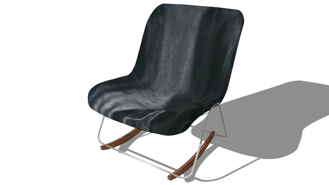 摇椅模型-编号174937 sketchup室内模型下载 第1张