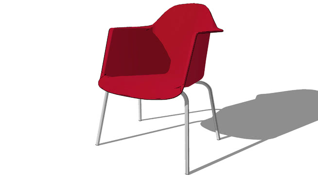 椅子guariche红13318169室内模型 sketchup室内模型下载 第1张