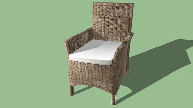 椅子汉普顿，,室内模型。 sketchup室内模型下载 第1张