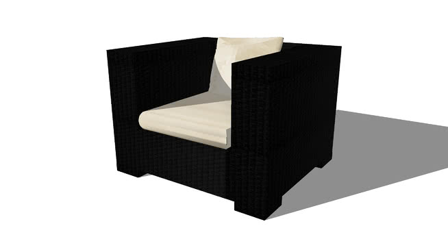 椅子迈阿密，室内模型 sketchup室内模型下载 第1张