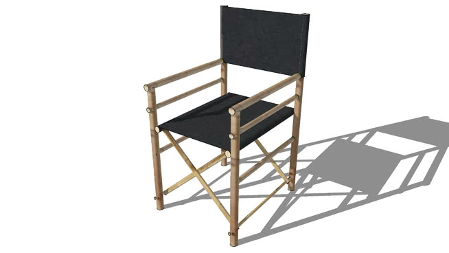 罗宾逊家的椅子，黑色1739室内模型 sketchup室内模型下载 第1张