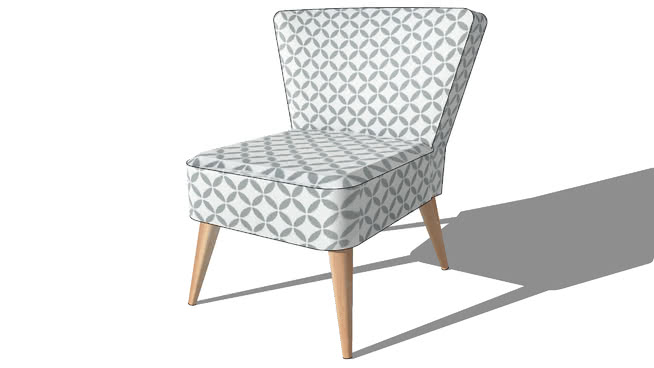 斯堪的纳维亚椅， 室内模型 sketchup室内模型下载 第1张