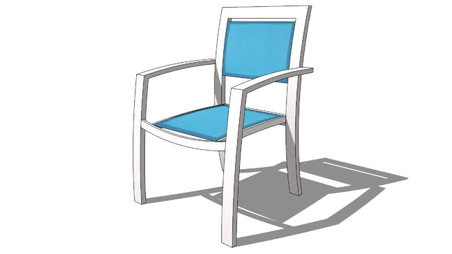 绿松石夏威夷椅，，室内模型 sketchup室内模型下载 第1张