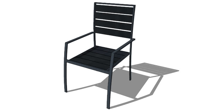 餐椅宴会椅普通椅模型-编号175419 sketchup室内模型下载 第1张