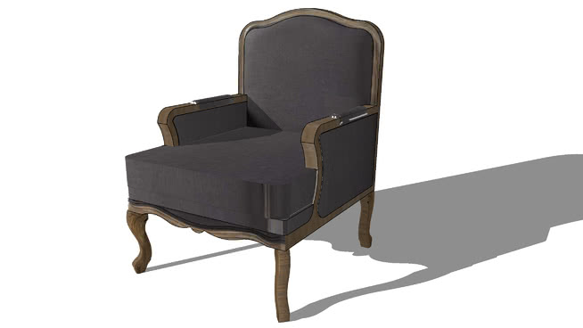 摩尔庄园的椅子上，室内模型 sketchup室内模型下载 第1张