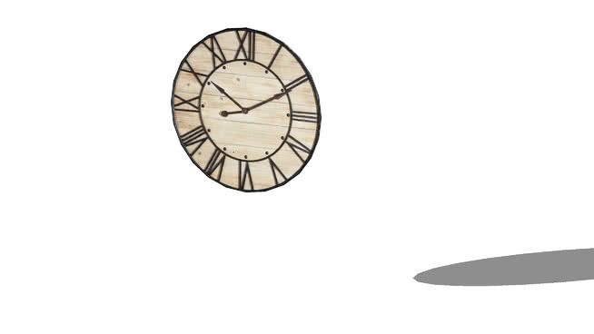 装饰时钟模型-编号175702 sketchup室内模型下载 第1张