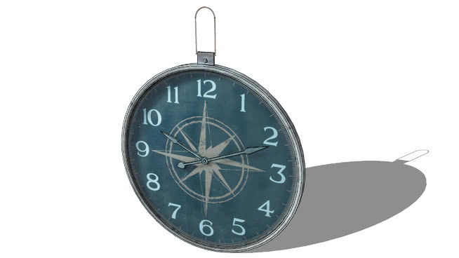 装饰时钟模型-编号175837 sketchup室内模型下载 第1张