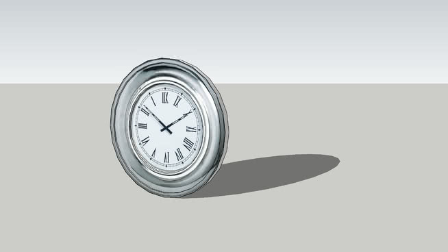 装饰时钟模型-编号175842 sketchup室内模型下载 第1张