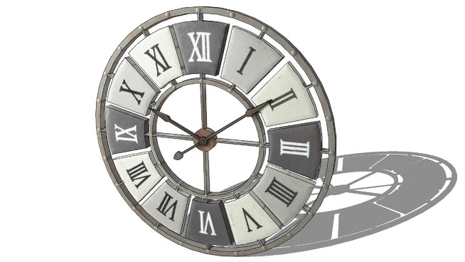 装饰时钟模型-编号175852 sketchup室内模型下载 第1张