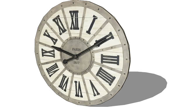 装饰时钟模型-编号175894 sketchup室内模型下载 第1张