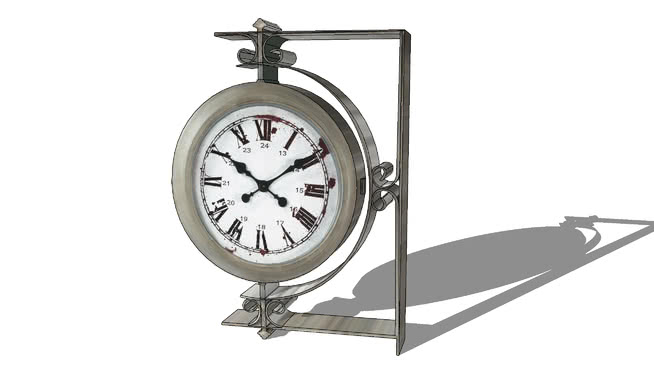 装饰时钟模型-编号175912 sketchup室内模型下载 第1张