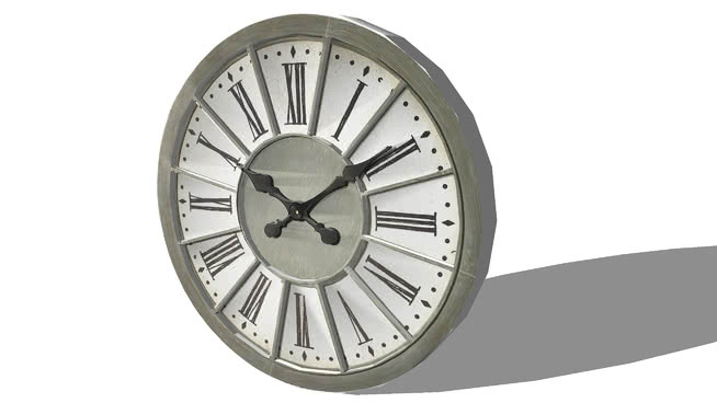 装饰时钟模型-编号175939 sketchup室内模型下载 第1张