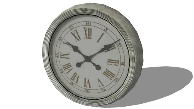 装饰时钟模型-编号175981 sketchup室内模型下载 第1张
