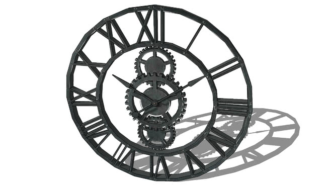 装饰时钟模型-编号175999 sketchup室内模型下载 第1张