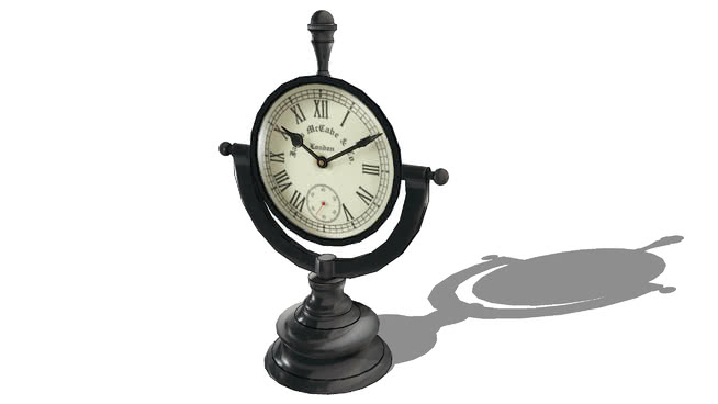 装饰时钟模型-编号176014 sketchup室内模型下载 第1张