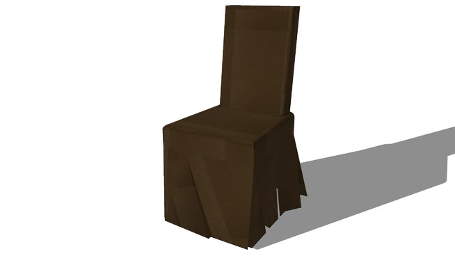 餐椅宴会椅普通椅模型-编号176056 sketchup室内模型下载 第1张
