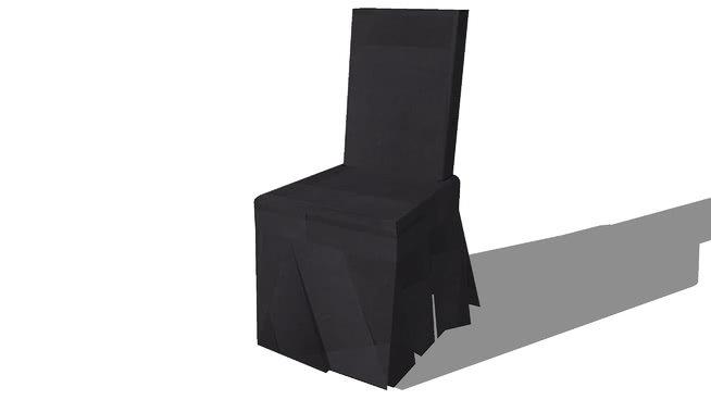 婚庆餐椅模型-编号176230 sketchup室内模型下载 第1张