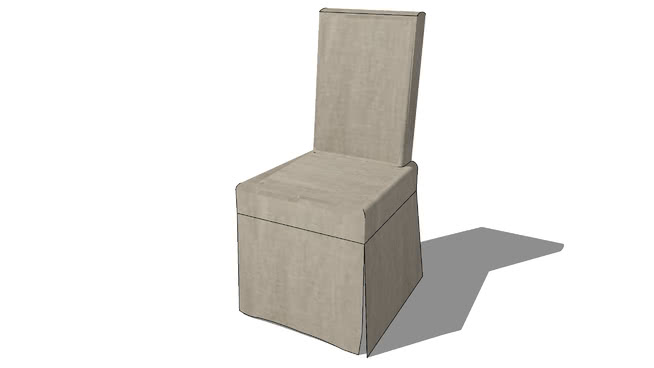 婚庆餐椅模型-编号176257 sketchup室内模型下载 第1张