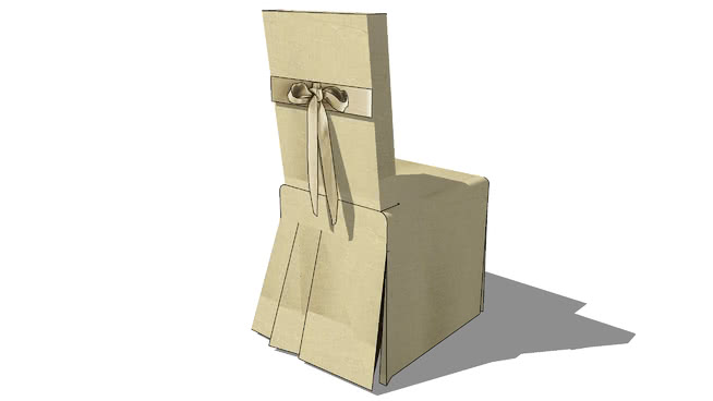 椅子模型-编号176299 sketchup室内模型下载 第1张