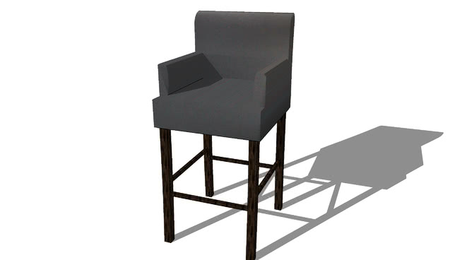 椅子模型-编号176317 sketchup室内模型下载 第1张