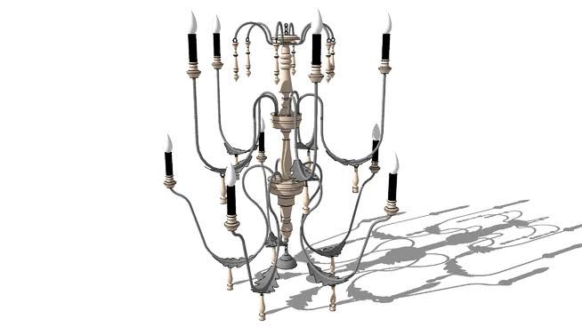 灯具装饰模型-编号176968 sketchup室内模型下载 第1张