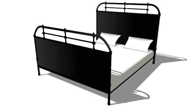 那不勒斯的床，室内模型 sketchup室内模型下载 第1张