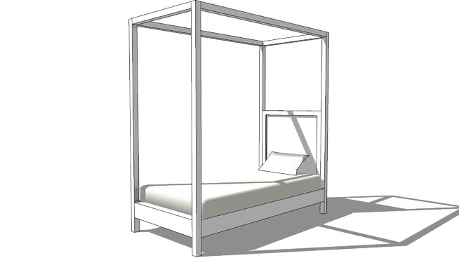 儿童床模型-编号177931 sketchup室内模型下载 第1张