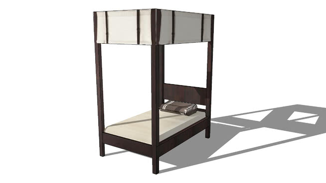 儿童床模型-编号177943 sketchup室内模型下载 第1张