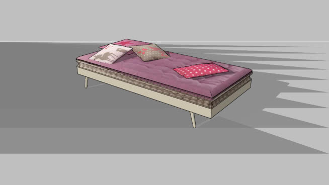 儿童床模型-编号177984 sketchup室内模型下载 第1张