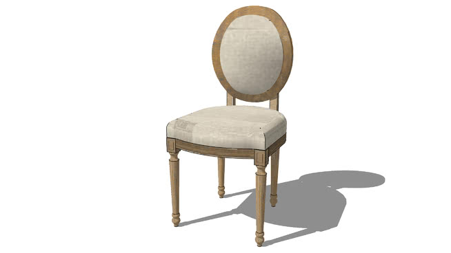 餐椅模型-编号178074 sketchup室内模型下载 第1张