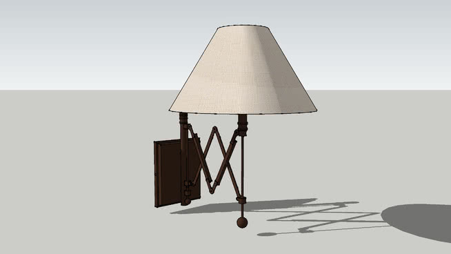 壁灯壁挂灯模型-编号178133 sketchup室内模型下载 第1张