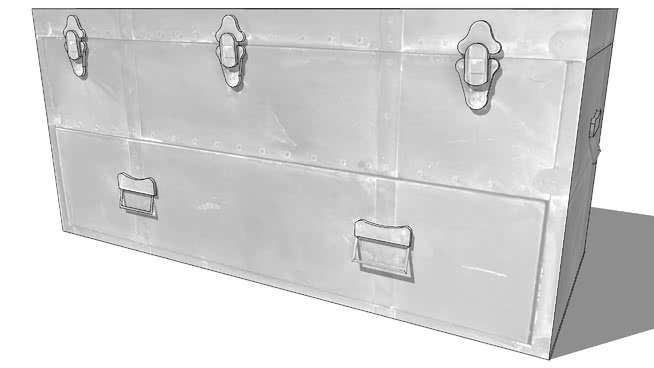 储物箱玩具箱工具箱模型-编号178214 sketchup室内模型下载 第1张