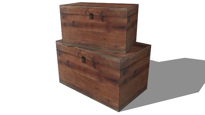 储物箱玩具箱工具箱模型-编号178268 sketchup室内模型下载 第1张