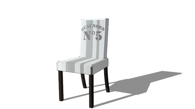 餐椅宴会椅普通椅模型-编号178310 sketchup室内模型下载 第1张