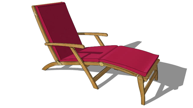 躺椅模型-编号178376 sketchup室内模型下载 第1张