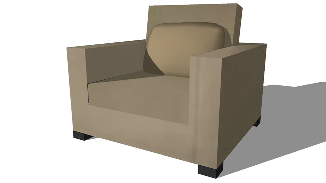 米兰，椅子的鼹鼠，室内模型 sketchup室内模型下载 第1张