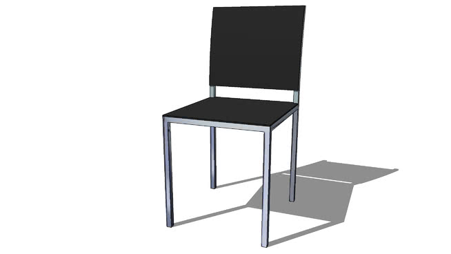 餐椅宴会椅普通椅模型-编号179555 sketchup室内模型下载 第1张