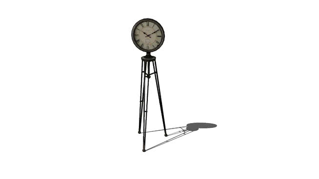 装饰时钟模型-编号179855 sketchup室内模型下载 第1张
