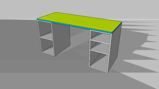 可逆bleuu2fvert台桌面，室内模型68 sketchup室内模型下载 第1张