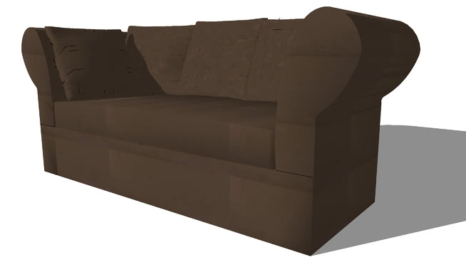 沙发模型-编号180566 sketchup室内模型下载 第1张