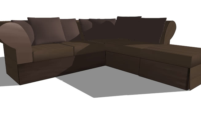 沙发模型-编号180593 sketchup室内模型下载 第1张