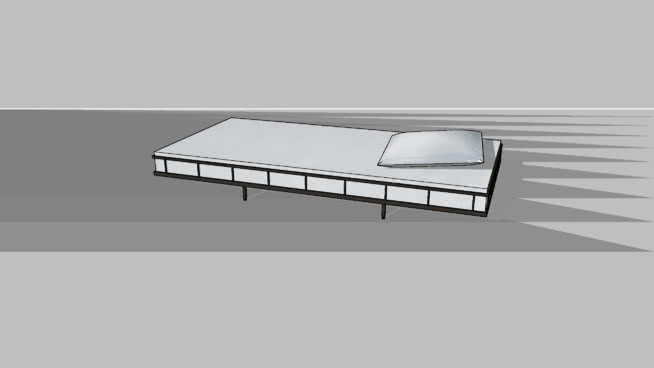 金属结构的床上孩子的稀树大草原，,50室内模型 sketchup室内模型下载 第1张