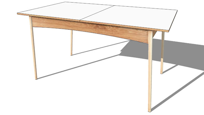 餐桌sketchup模型-编号181664 sketchup室内模型下载 第1张