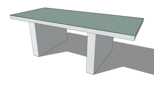 餐桌sketchup模型-编号181748 sketchup室内模型下载 第1张