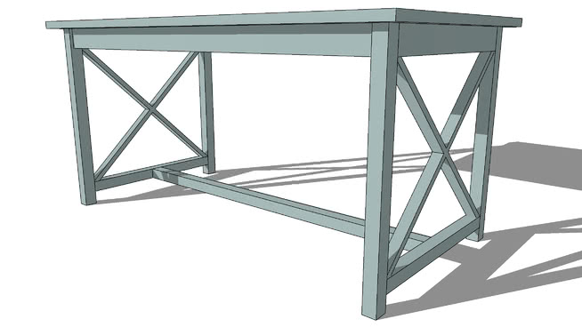 餐桌sketchup模型-编号181754 sketchup室内模型下载 第1张