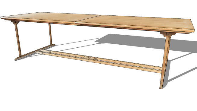 餐桌sketchup模型-编号181766 sketchup室内模型下载 第1张