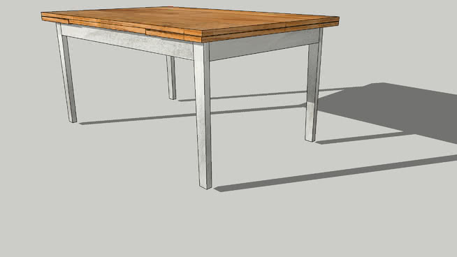 餐桌sketchup模型-编号181805 sketchup室内模型下载 第1张