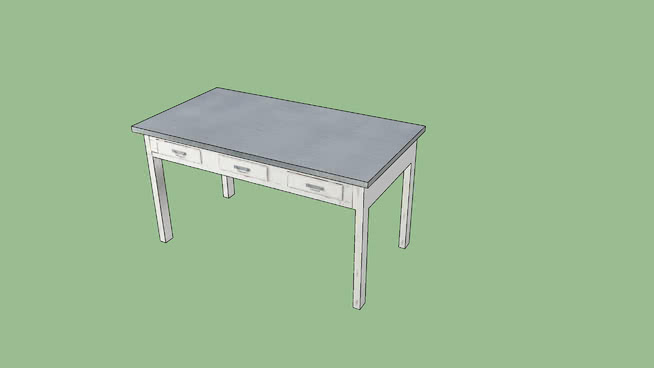 餐桌sketchup模型-编号181838 sketchup室内模型下载 第1张