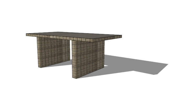 餐桌sketchup模型-编号181847 sketchup室内模型下载 第1张